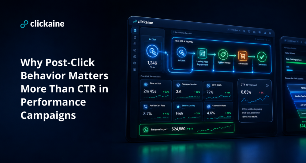 Why Post-Click Behavior Matters More Than CTR in Performance Campaigns